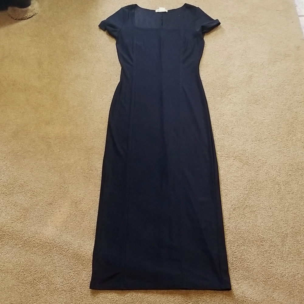 Long form fitting dress